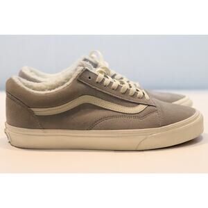 Vans Old Skool Platform Cozy Mdgray Sz 9